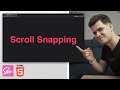 Portfolio Pure CSS Scroll Snapping Tutorial