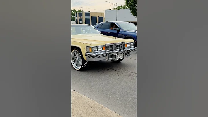 Cadillac drive by engine sound at Woodward dream cruise Michigan 2025