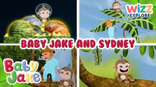 @BabyJakeofficial  - Explore with Sydney the Monkey! 🐒🐵  | Full Episodes | @WizzExplore