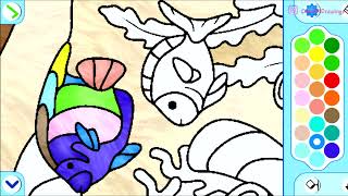 Beautiful colour filling in mobile game | Best colouring game for kids | Easiest game for Kids