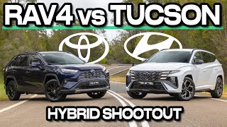 Mid-size hybrid SUV comparo (Toyota RAV4 vs Hyundai Tucson)