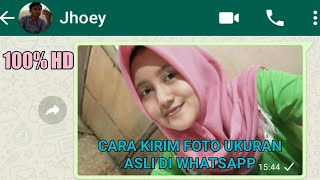 Cara Kirim Foto Ukuran Asli Di WhatsApp