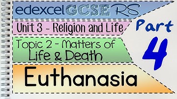 GCSE RS Unit 3.2 (Part 4 of 5) Euthanasia | by MrMcMillanREvis