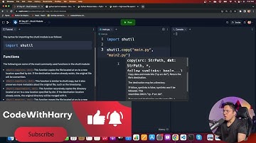 Shutil Module in Python   Python Tutorial   Day #87