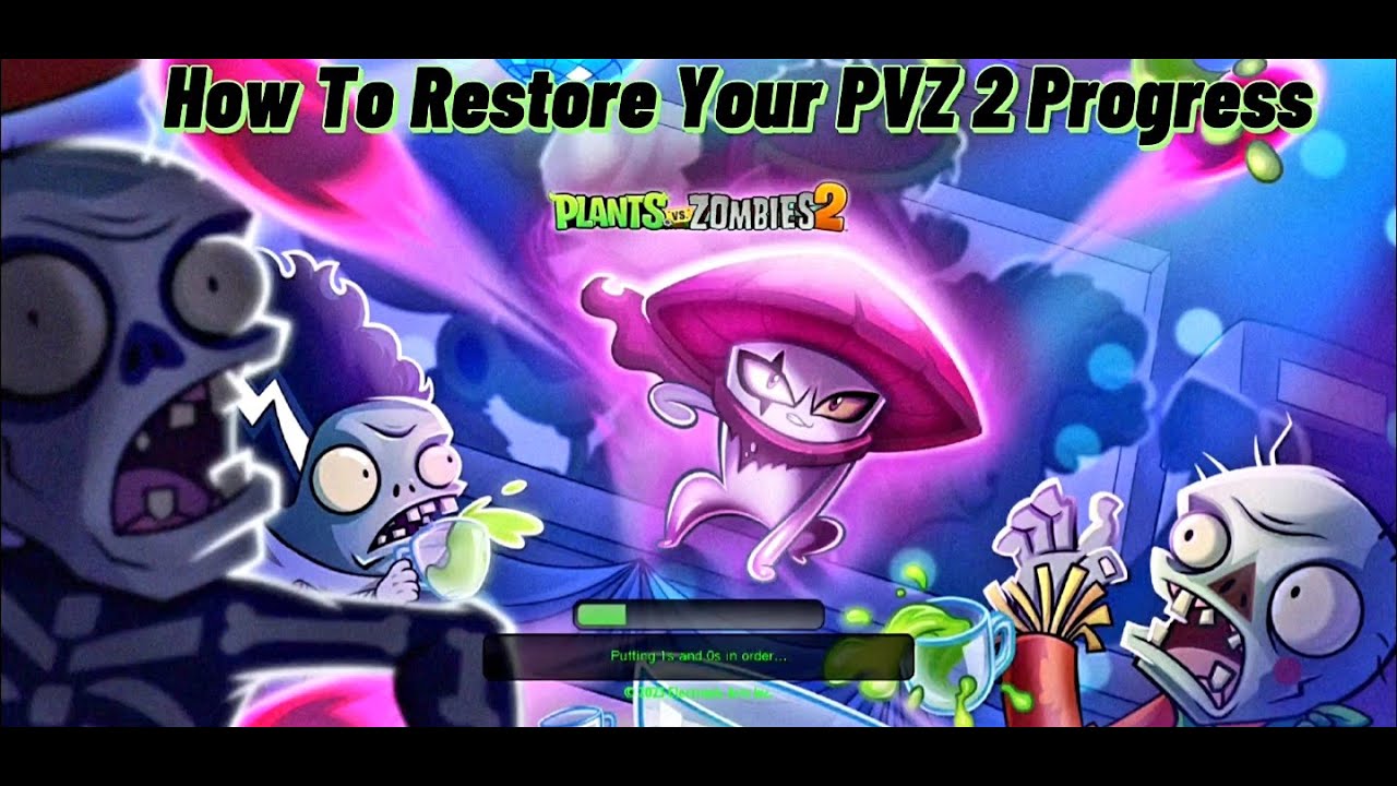 How To Get Your Pvz 2 Progress Back If It's Been Saved/ Backed Up Already. - Youtube