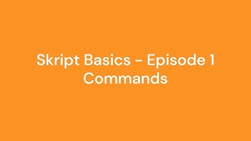 Skript Basics 1 - How to Make Skript Custom Commands