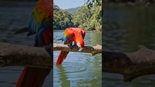 Scarlet Macaw Parrot