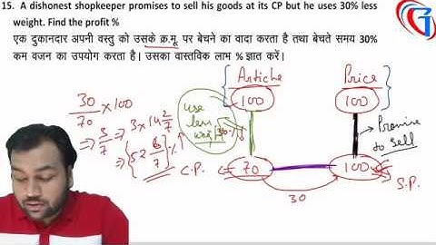 Profit and Loss Class-3 for SSC CGL/CHSL/UPTET/TET/SUPER TET and All One Day Exam