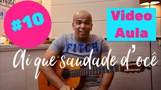 Video thumbnail of "Ai que saudade d'ocê - Vital Farias - Video aula #10"