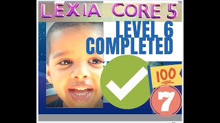 Lexia Core 5 level 6 completion | Building words and sight words