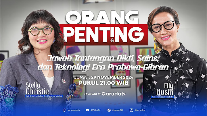 Prof Stella Christie Jawab Tantangan Dikti, Sains Dan Teknologi Era Presiden Prabowo I ORANG PENTING