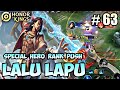 LAPU LAPU Support Special Hero Rank Push | Pro Gameplay #63 - Honor of Kings (HOK)