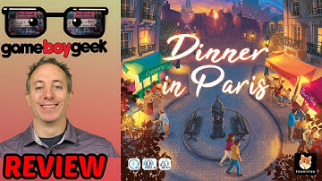 Dinner in Paris Review with the Game Boy Geek