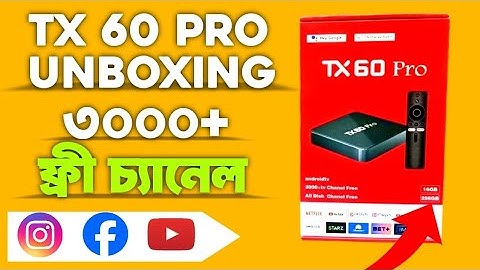 TX60 Pro Smart TV Box Unboxing & Review | Best Android TV Box 2025 @TechwithRasel0
