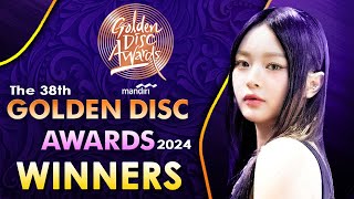 WINNERS | Golden Disc Awards 2024  | The 38th Golden Disc Awards Ceremony | 2024년 골든디스크 시상식