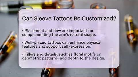 Can Sleeve Tattoos Be Customized? - Inside Body Image