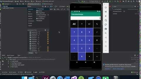 Designing and Implementing Calculator using Java Android Studio Part - 2 | By Sandeep Reddy Pulusani