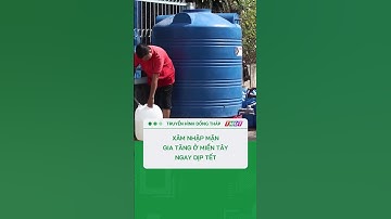 Xâm nhập mặn gia tăng ở miền Tây ngay dịp Tết #shorts