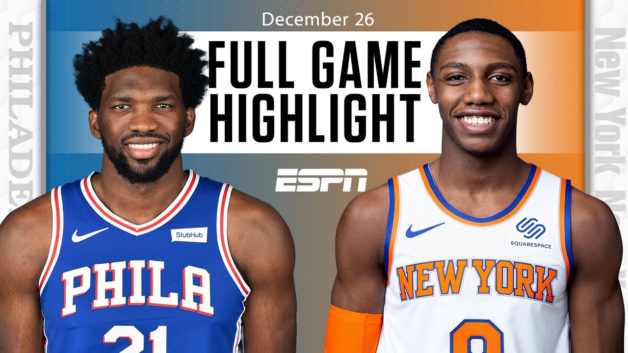 76ers vs. Knicks - Game Recap - December 26, 2020 - ESPN
