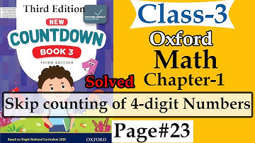 Oxford NEW COUNTDOWN | Third Edition | Book 3 | Lecture 14 | Skip counting of 4-digit number