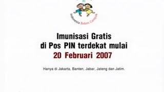 Iklan PSA Unicef Campak - Bentol Bentol Merah (Awal 2007) Metro TV, RCTI & SCTV