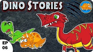 Bad Dino Falls l Dino Stories l Dinosaur Story For Kids l Cartoon Story For Children l Ep 06