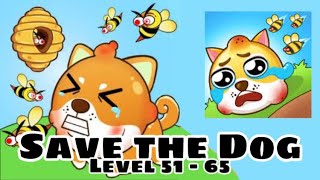 Lindungi Anjing dari Serangan Lebah! Save The Doggy Dog Doge Level 51 - 65 Tutorial Android IOs Game screenshot 3