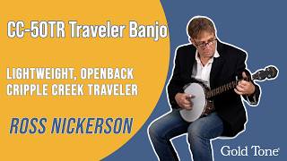 CC-50TR: Cripple Creek Traveler Banjo with Ross Nickerson | Gold Tone