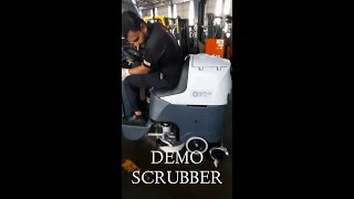 NILFISK SCRUBBER BR 752 DEMO VIDEO | DEMONSTRATION NILFISK BR 752 DRYER SCRUBBER