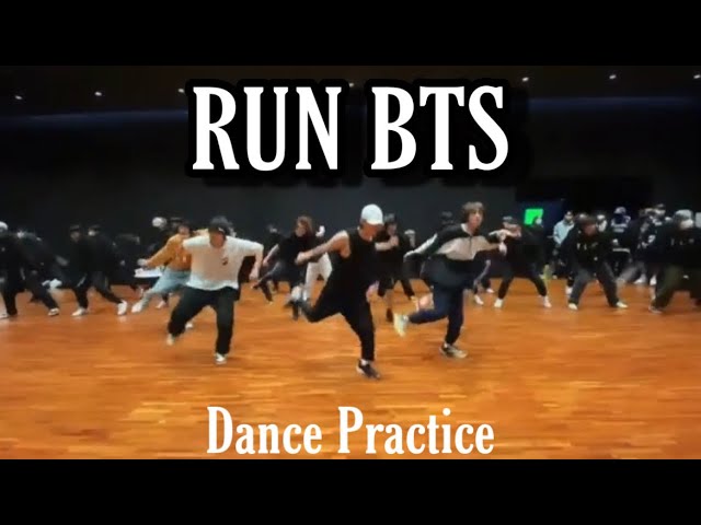 달려라 방탄 RUN BTS Dance Practice clips (posted by THV Instagram story)🔥