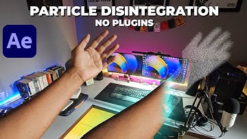 Particle Dissolve Effect in After Effects - After Effects Tutorial | No Plugins