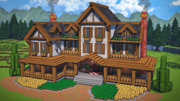 Minecraft: How To Build a Farmhouse | Tutorial