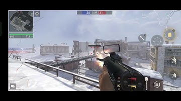 World war shooting in snow 