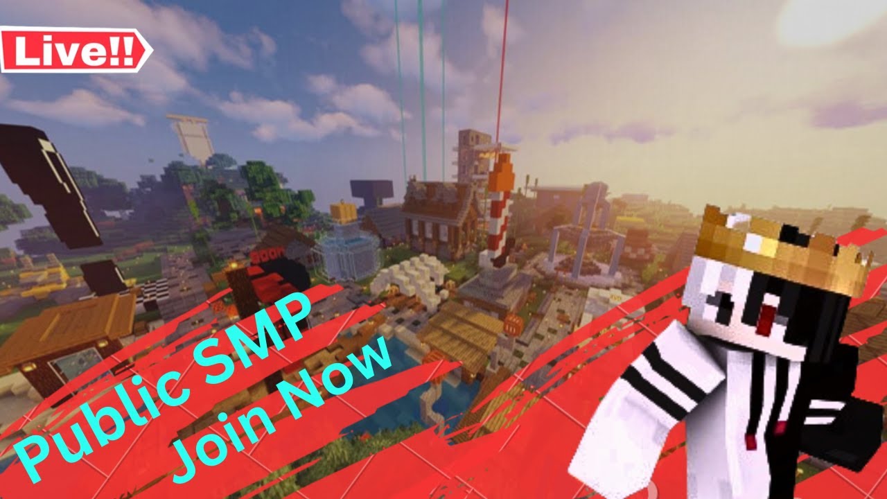 Minecraft Live Stream | Public SMP | Come Join now | #minecraft #java # ...