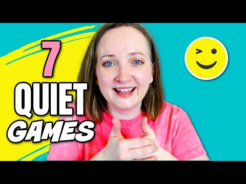 7 Quiet Games For Kids (NO SUPPLIES NEEDED)