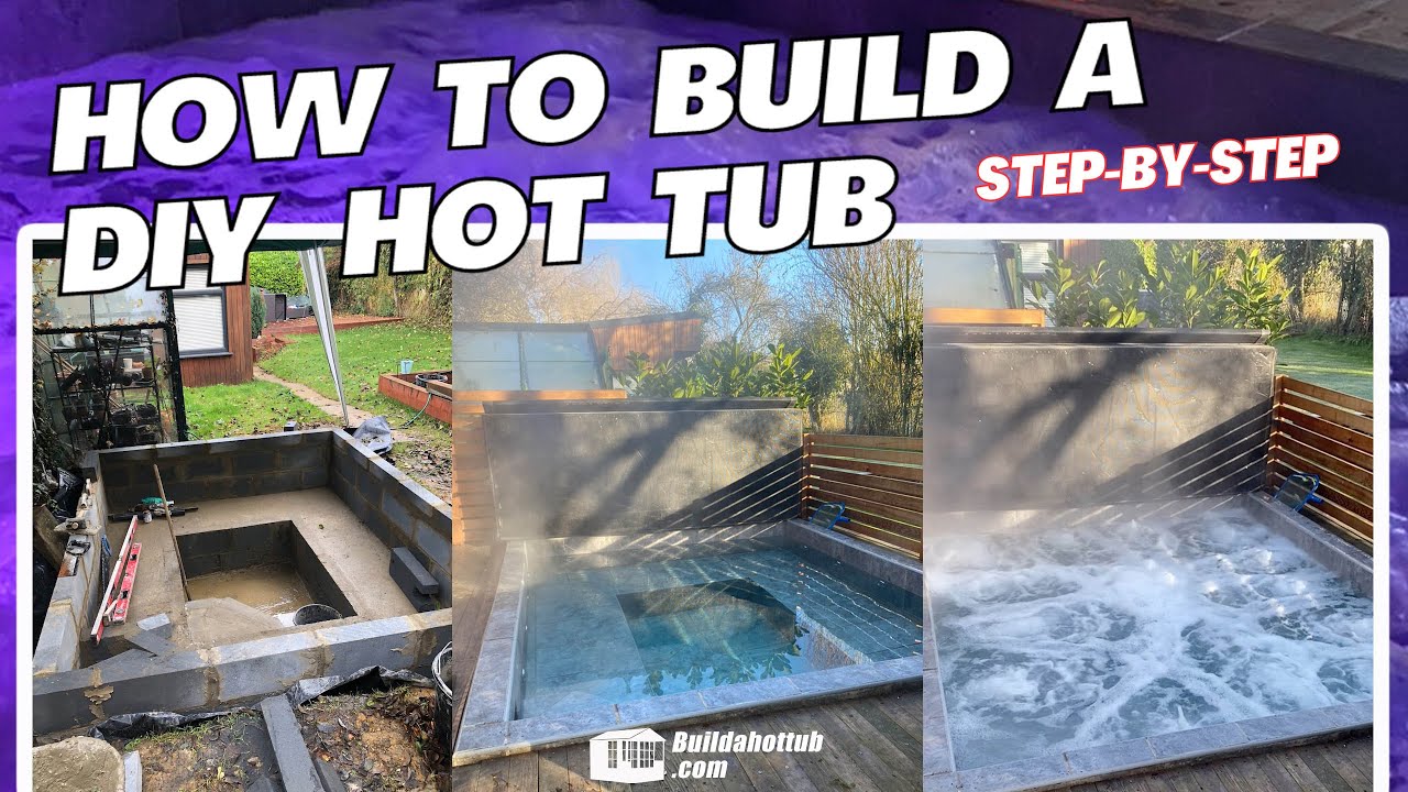 How To Build A Diy Hot Tub - Step By Step Tutorial. I Cover It All! -  Youtube