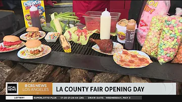 LA County Fair: Delicious food being served