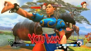 Chun-Li's Hosenka Ultra with SSF4 Arcade Victory Quotes - Part 1