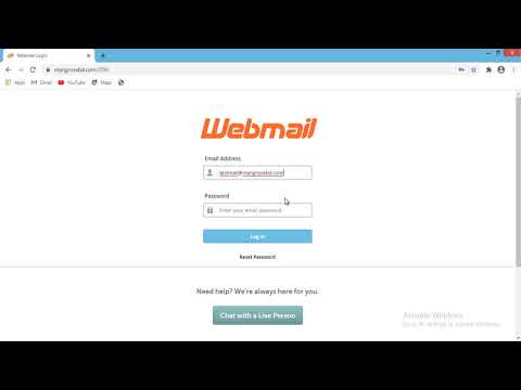 How to use Webmail and change Webmail password || Use your own corporate mail by webmail