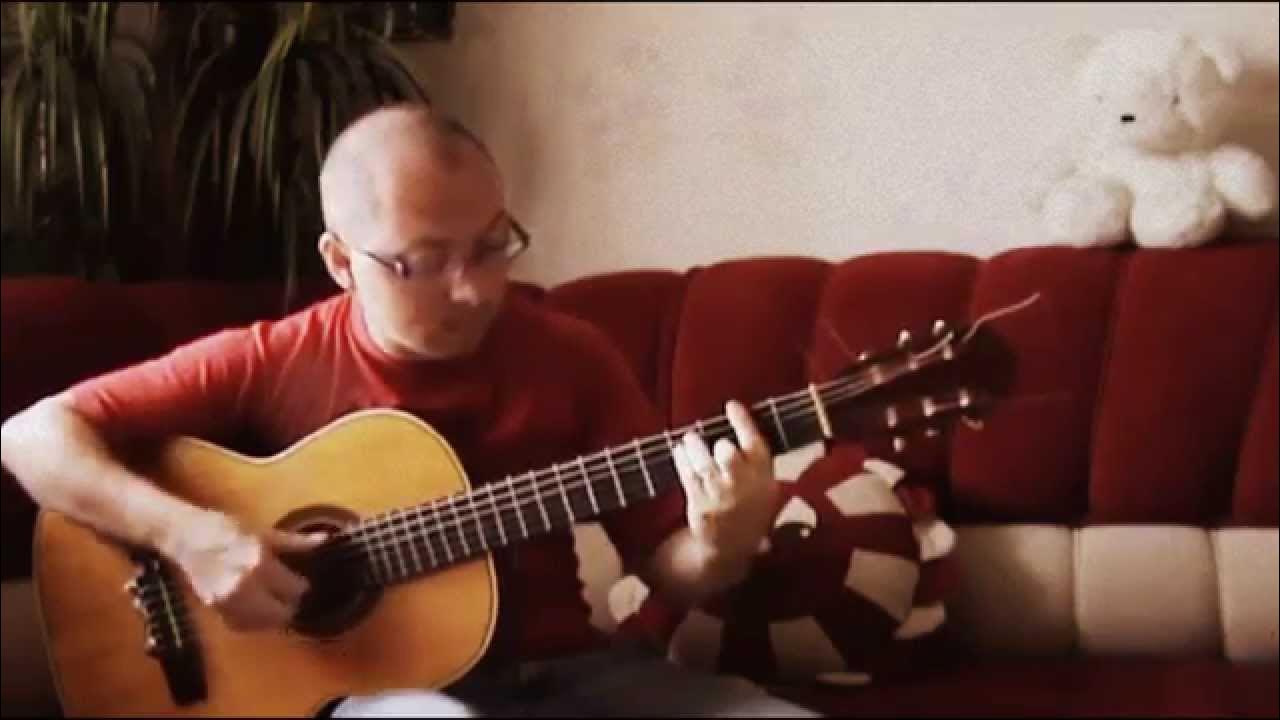 Как играть на гитаре снег