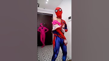 When Pink SpiderGirl Finally Leaves Home… 💁‍♂️ SPIDER-MAN Best TikTok September 2022 Part2#shorts