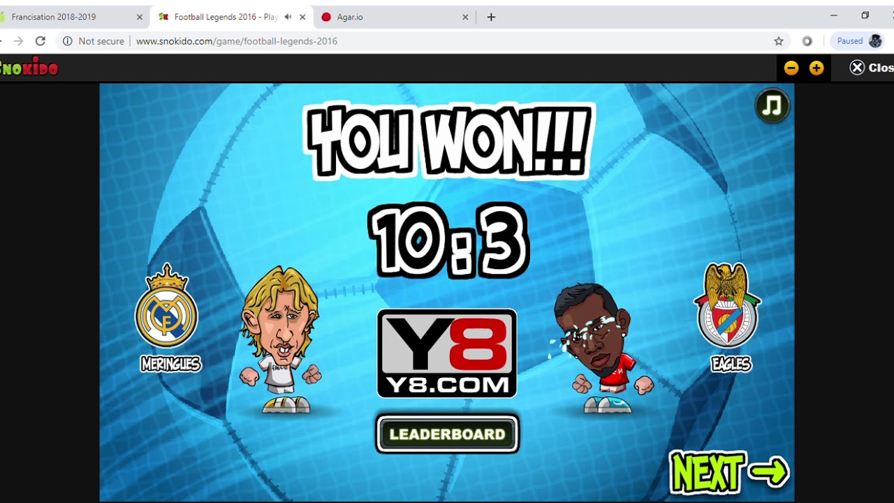 Football Legends 2016 Play Free Online Games Snokido Google Chrome 2019