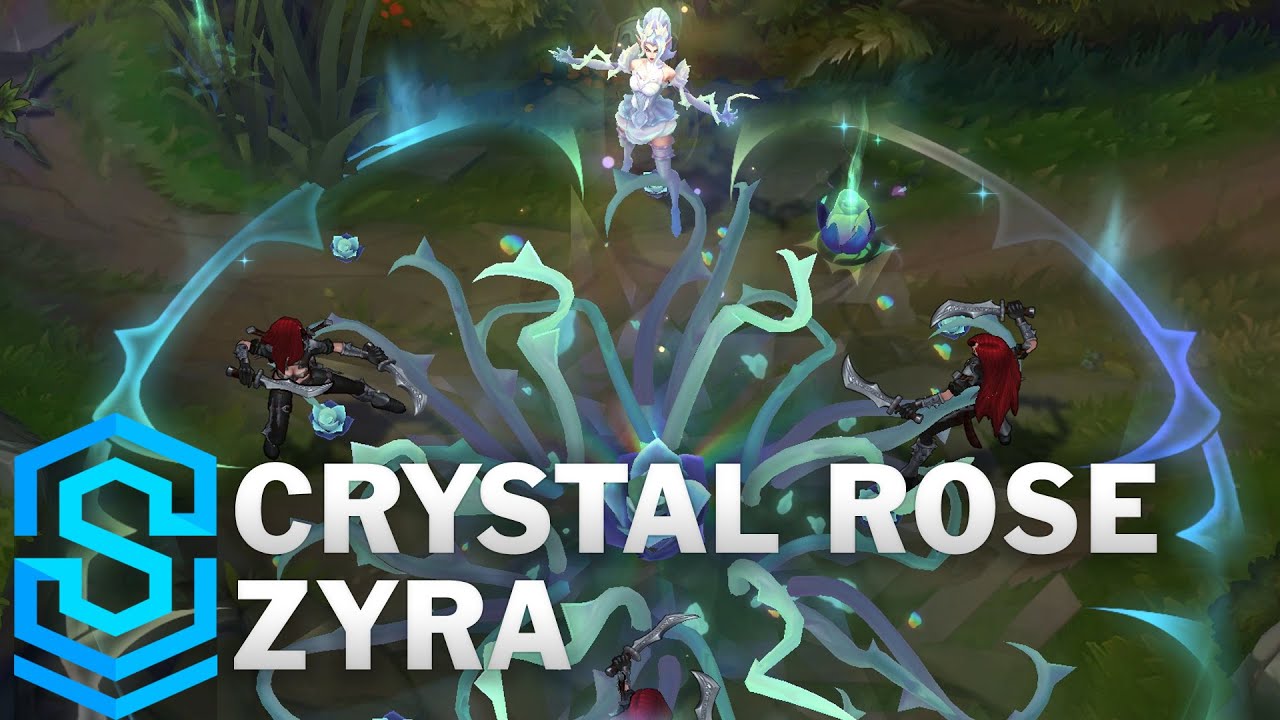 Crystal Rose Zyra Skin Spotlight - Pre-Release - League of Legends