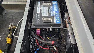 DC House Lithium battery install in a Club Car Tempo. Save 5% on a new battery setup!
