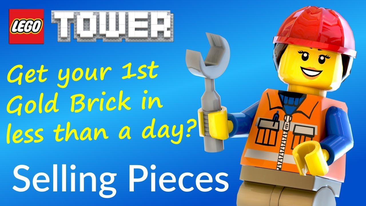 LEGO Tower: Bux to Coins by Selling Pieces - YouTube