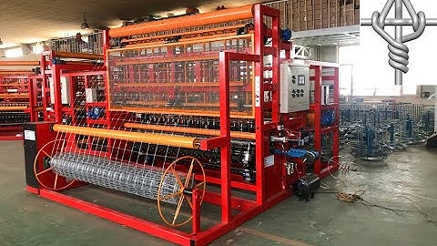 Automatic Fixed Knot Grassland Field Fence Machine