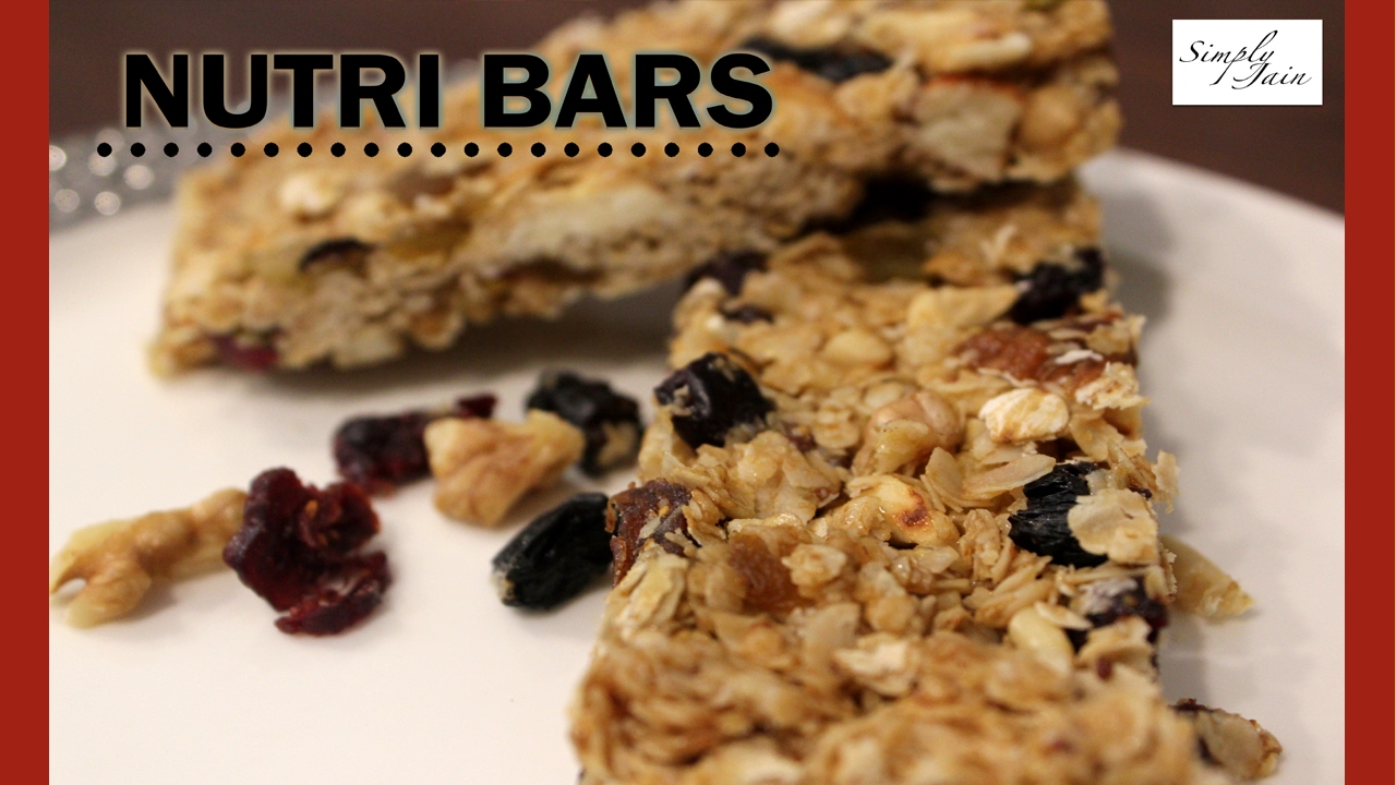 Nutri Bars | How To Make Nutri Bars | Healthy Recipes | Simply Jain