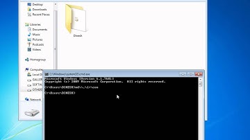 Create CON and AUX folder in windows