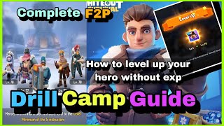 How to use Drill Camp - Whiteout Survival | How to change instructor, how to level up hero F2P Guide screenshot 2