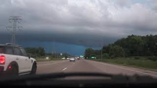 Driving Through a Severe Thunderstorm